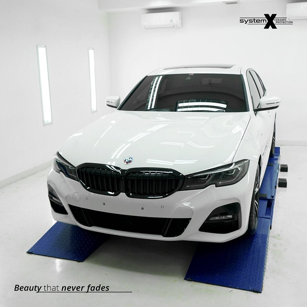 BMW 330i M Sport after coating Pro Premium Package by System X Ceramic Protection.Mobil udah cak