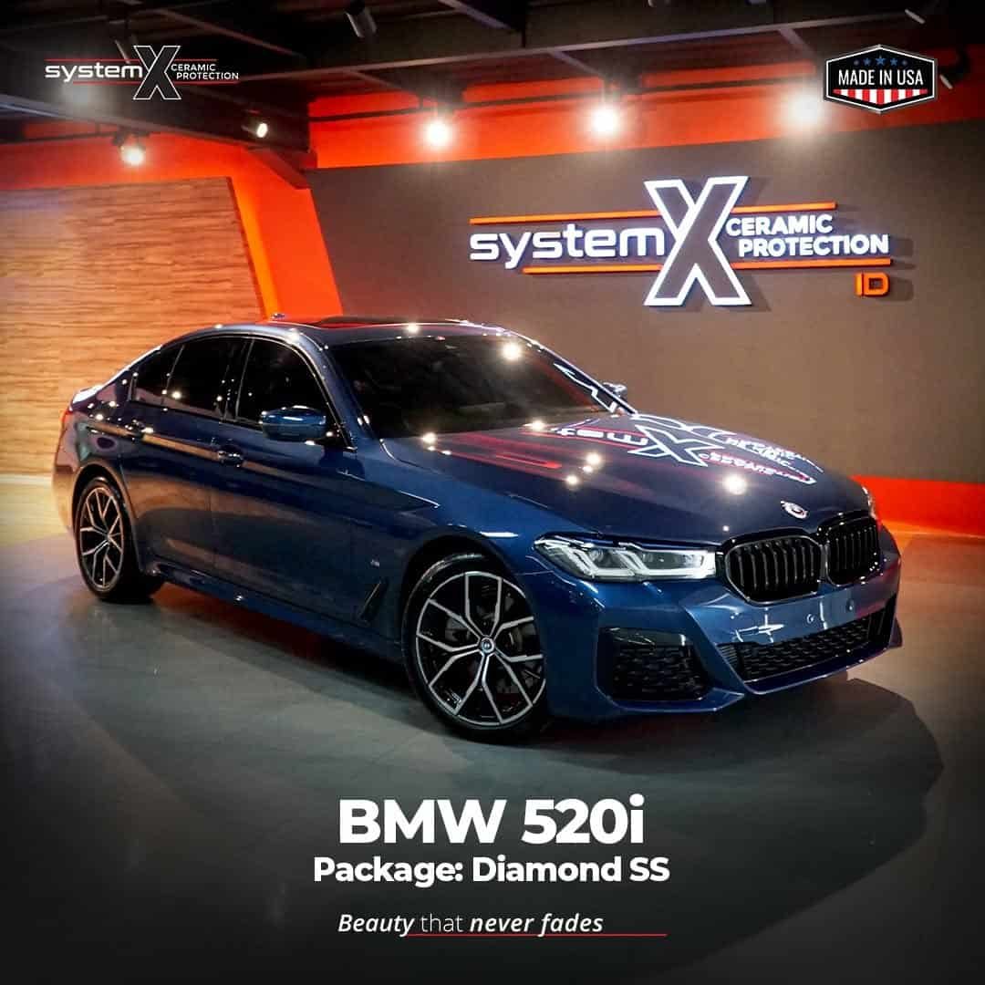 BMW 520i After Coating by System X Ceramic Protection.Eksterior dan Interior jadi lebih terawat