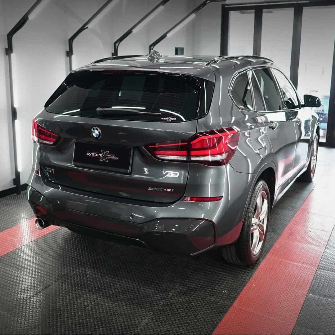 BMW X1 diproteksi dengan Ceramic Coating Pro Ultimate dari System X. Premium wash _Paint correct (5)