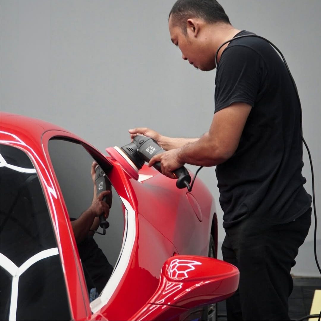 Ferrari 458 Speciale paint correction by System X Indonesia.Reservation & More Information -📞 0 (3)