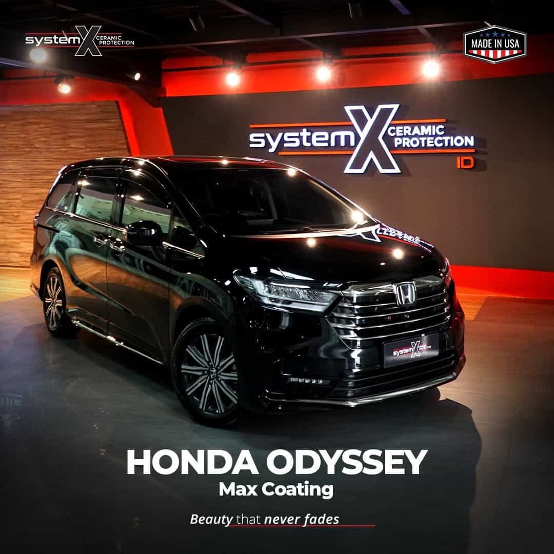 Honda Odyssey After Coating by System X Ceramic Protection.Eksterior dan Interior jadi lebih ter