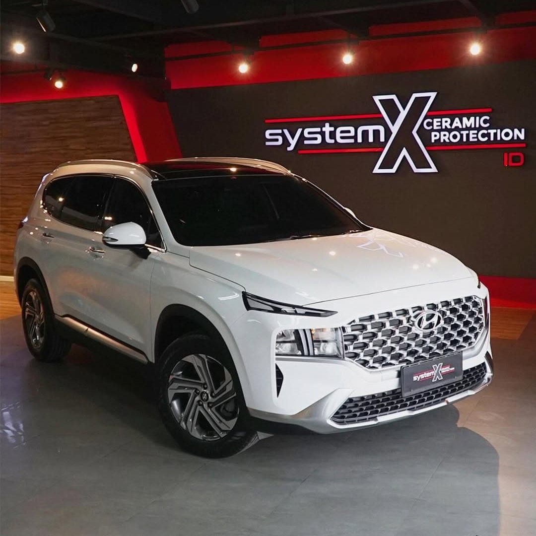 Hyundai Santa Fe after coating by System X Indonesia Masih penasaran dengan coating di System X