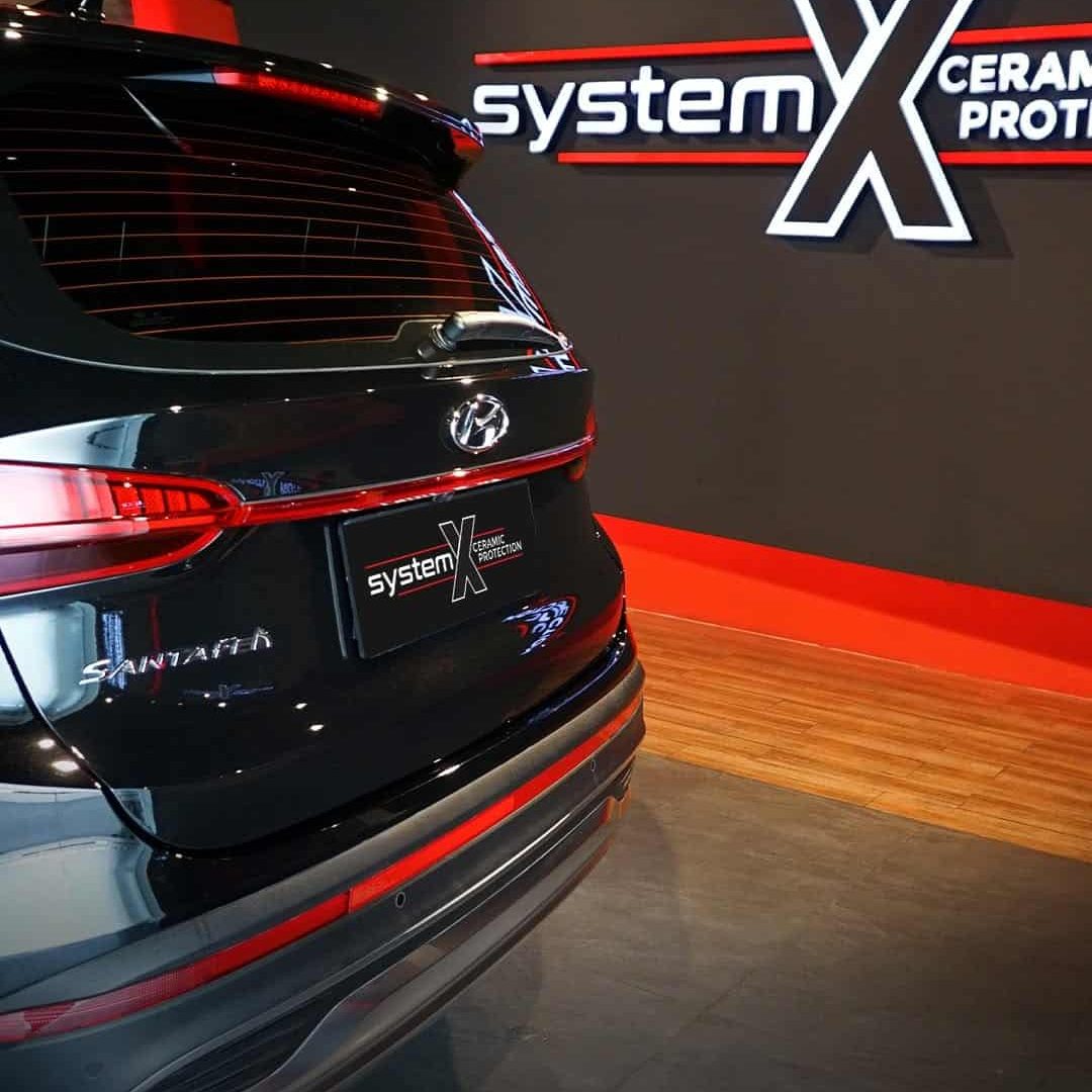 Hyundai Santa Fe ⚡ Coating by System X Ceramic Protection, Diamond Package ✨Mobil jadi makin cak (1)
