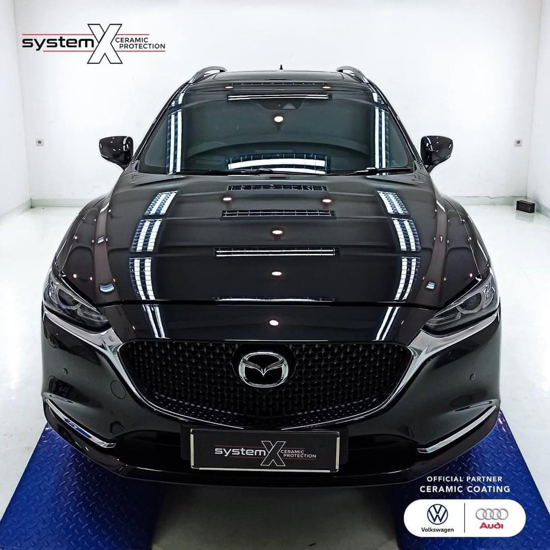 Ini dia MAZDA 6 setelah menerima coating Diamond SS dari System X Ceramic Protection.Sudah tidak