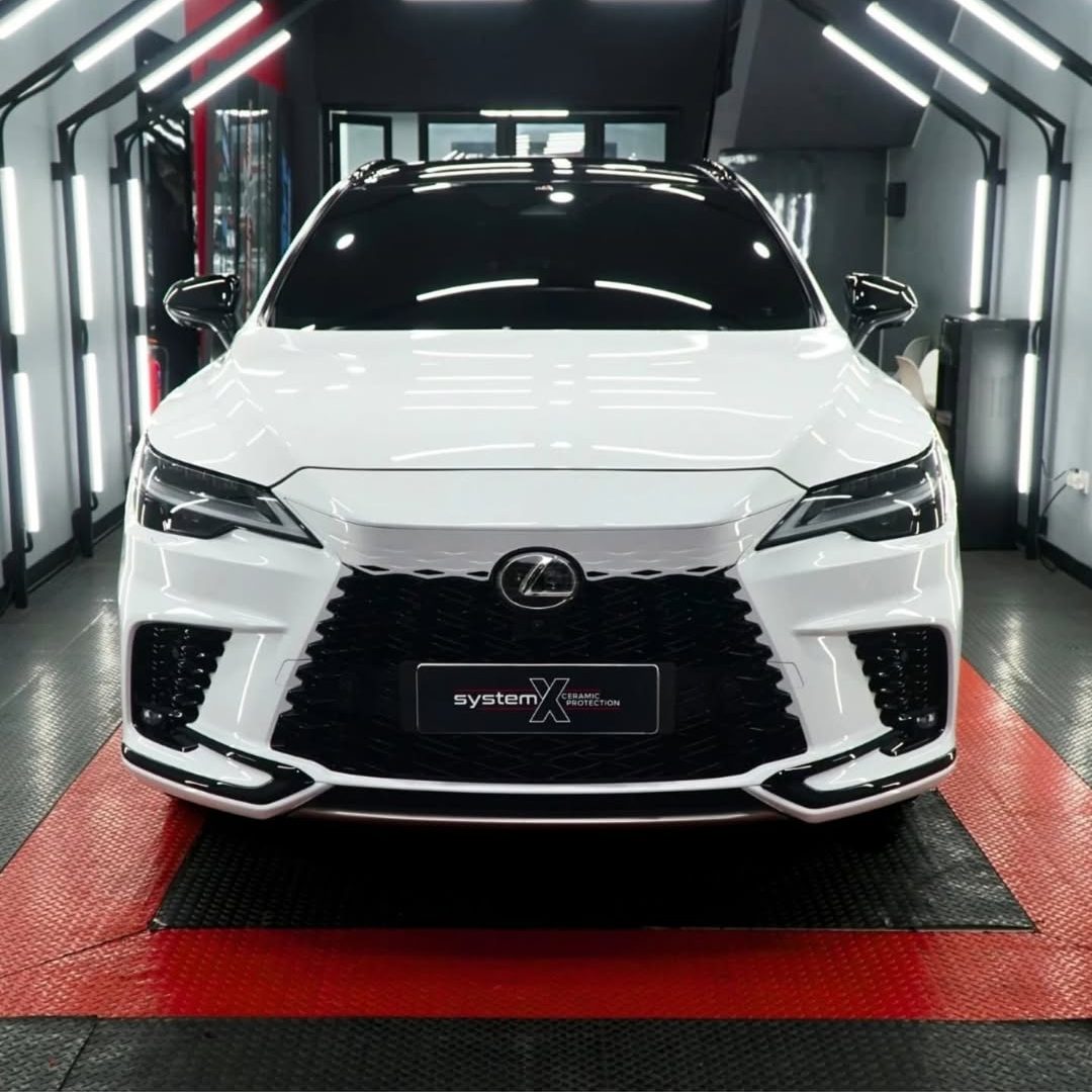 Lexus RX White Nova 😎 Coating 2 Layer Pro UltimateInterior CoatingGlass CoatingFull DetailingP