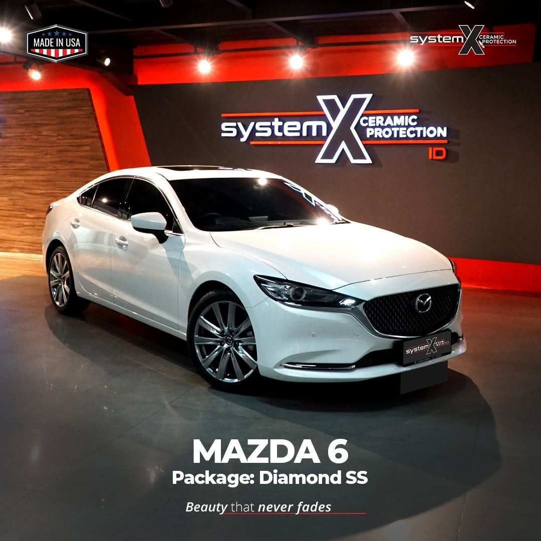 Mazda 6 After Coating by System X Ceramic Protection.Eksterior dan Interior jadi lebih terawat d