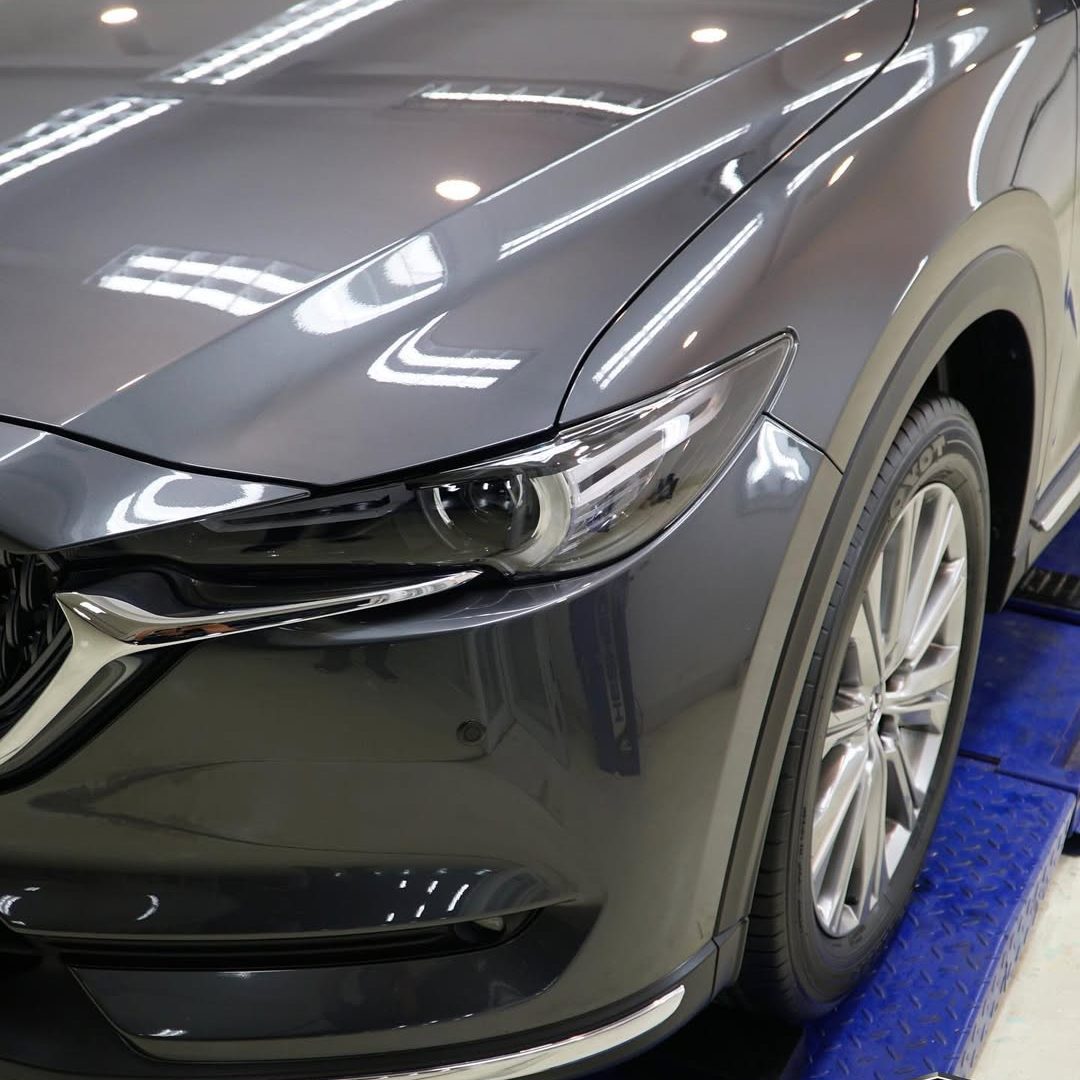 Mazda CX-8 Elite setelah coating dengan paket Diamond SS dari System X. Dari dalam showroom aja (1)