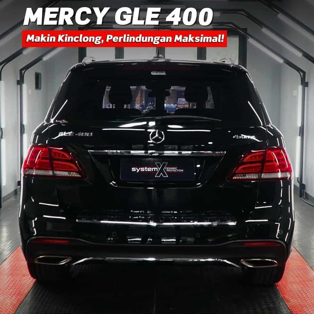 Mercedes Benz GLE 400 tampil lebih kinclong dengan System X Ceramic Protection‼️Coating membuat (8)