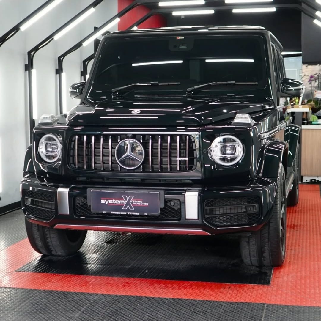 Mercy AMG G 63 (G Wagon)Diamond Ultimate Coating + Glass Coating by System X📍Maps- Global Auto