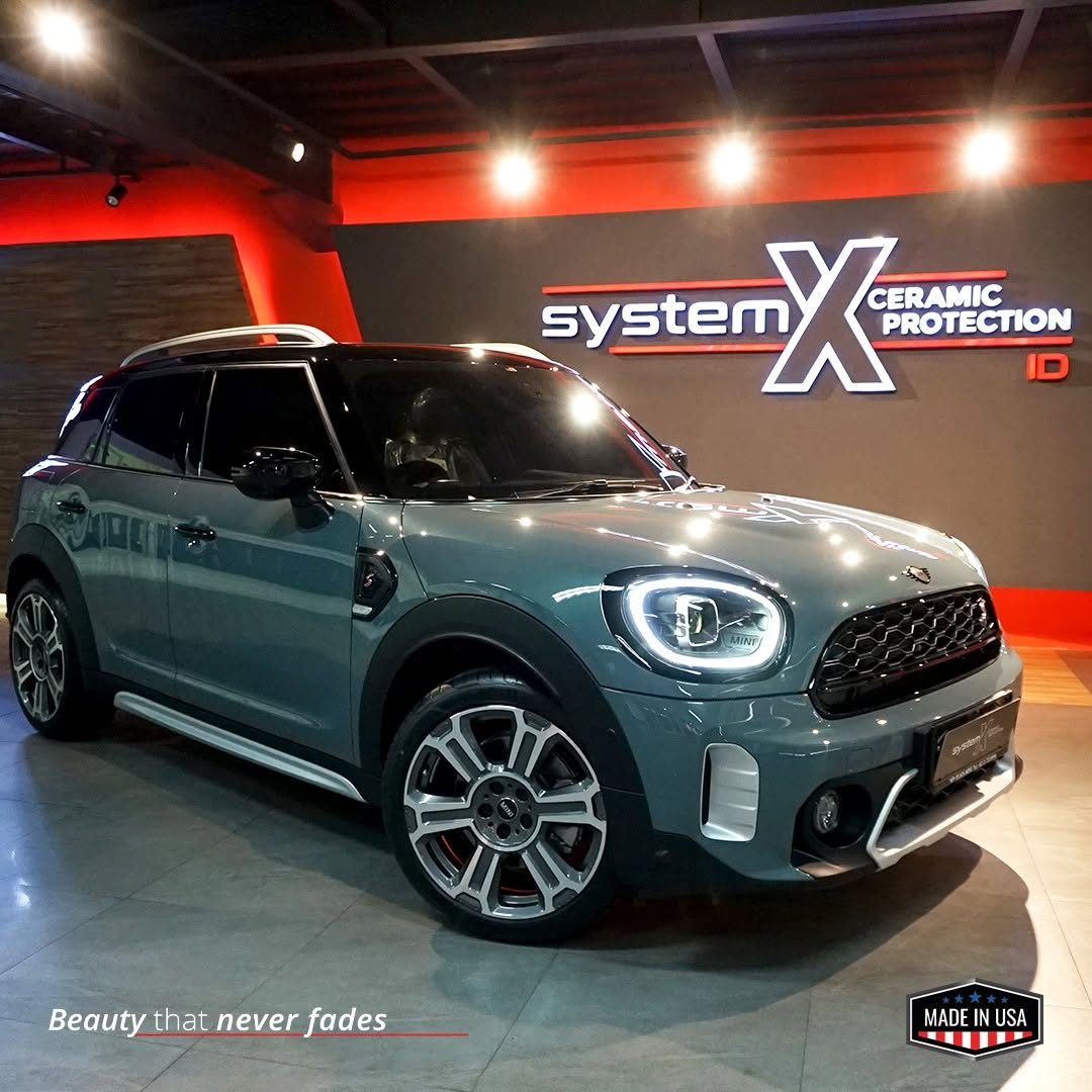 Mini Cooper Countryman ⚡ Coating by System X Ceramic Protection, Diamond Package ✨Mobil jadi mak