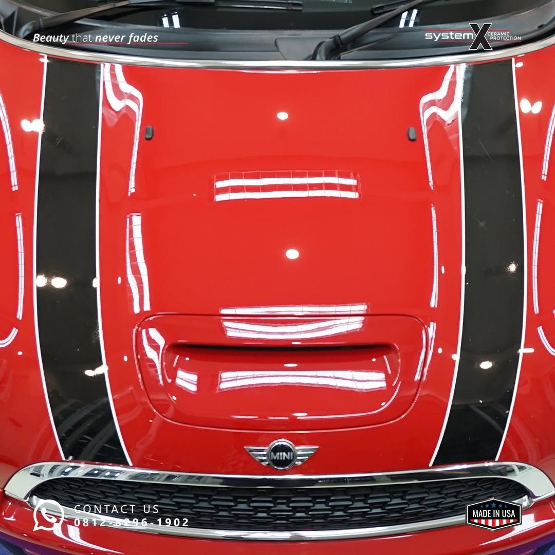 Mobil udah cakep sayang banget kalau gak diberikan perlindungan ekstra. Seperti Mini Cooper satu (2)