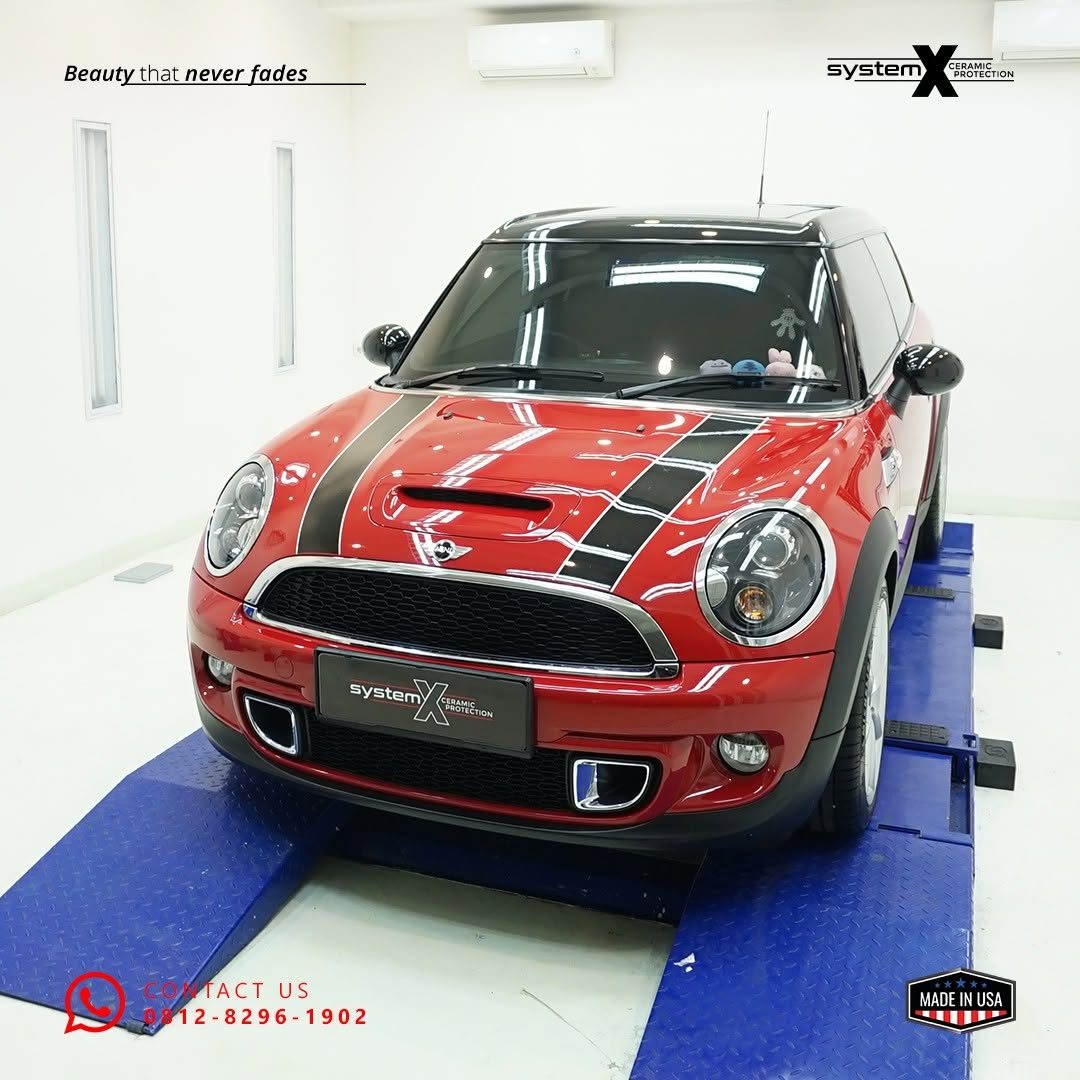 Mobil udah cakep sayang banget kalau gak diberikan perlindungan ekstra. Seperti Mini Cooper satu (3)