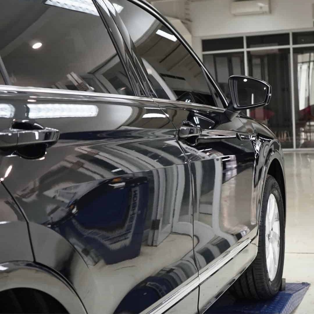 New Volkswagen Tiguan Allspace before coating with System X Diamond Ultimate Package.Reservation (1)