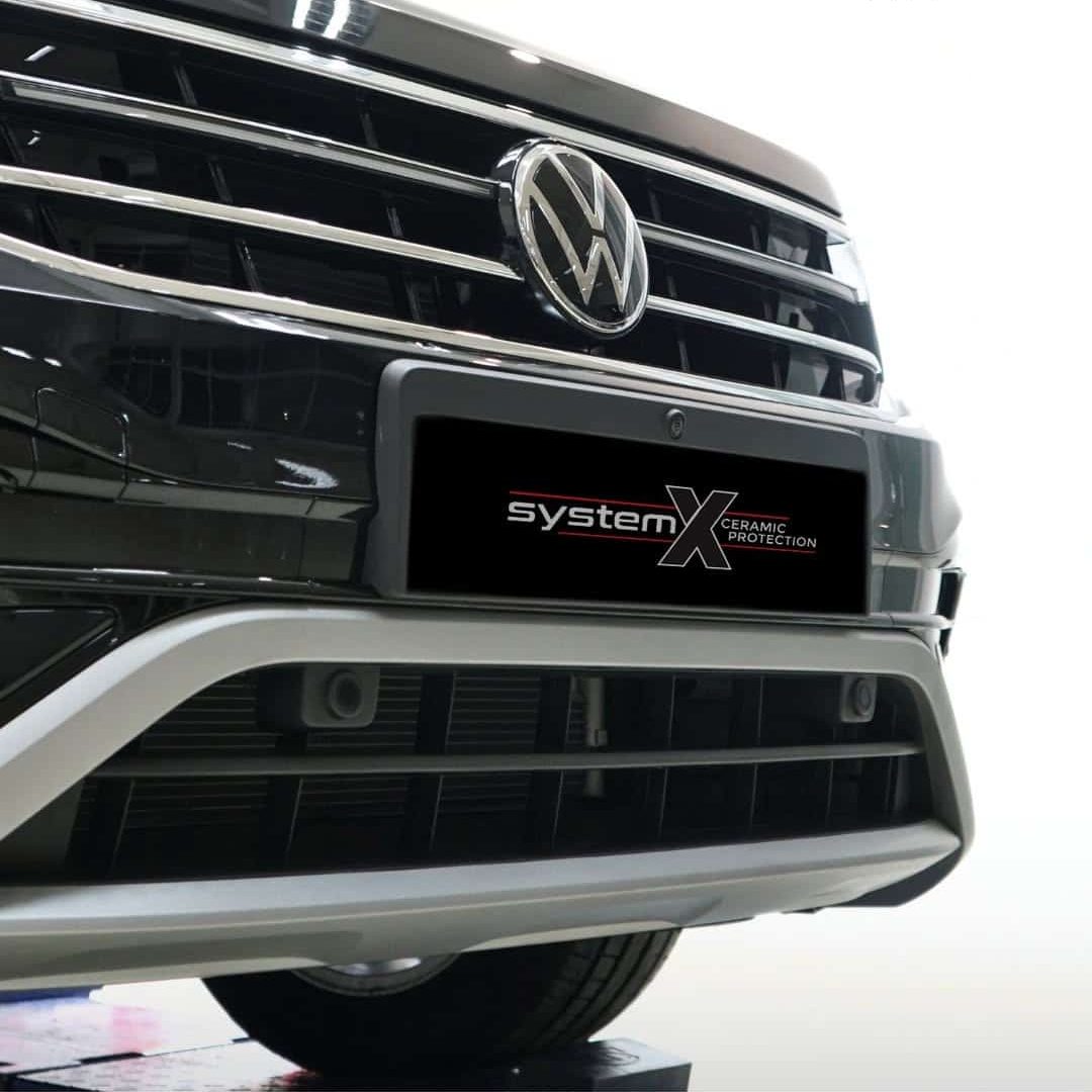New Volkswagen Tiguan Allspace before coating with System X Diamond Ultimate Package.Reservation (2)