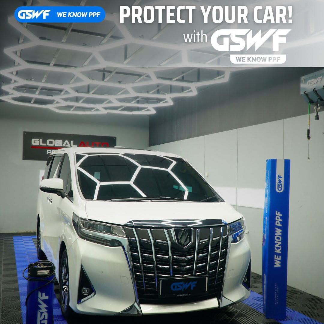 PPF by GSWF Ultra Defender telah terpasang di Toyota Alphard! ✨Salah satu Customer kami memperca