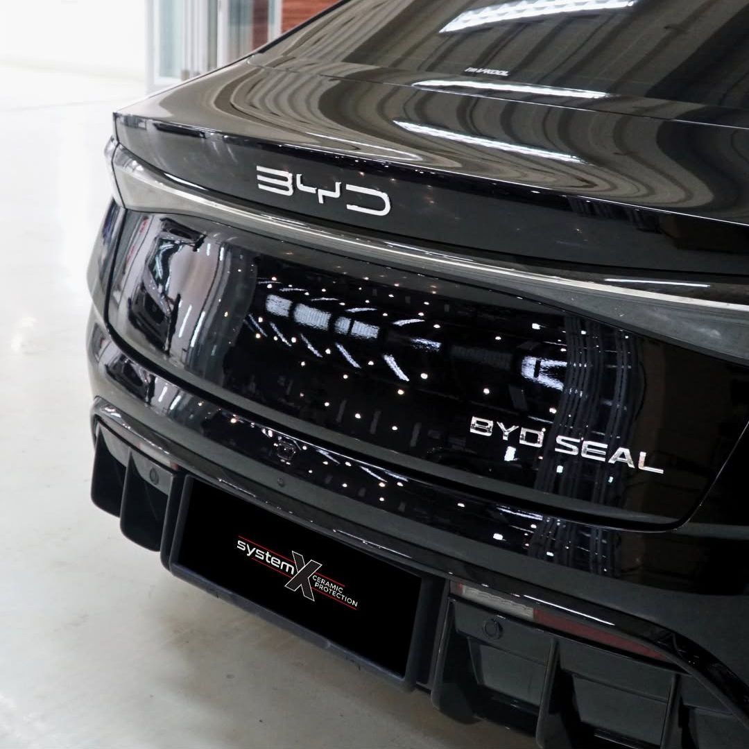 Proteksi mobil BYD Anda dengan coating pesawat dari System X.Reservation & More Information -📞 (2)