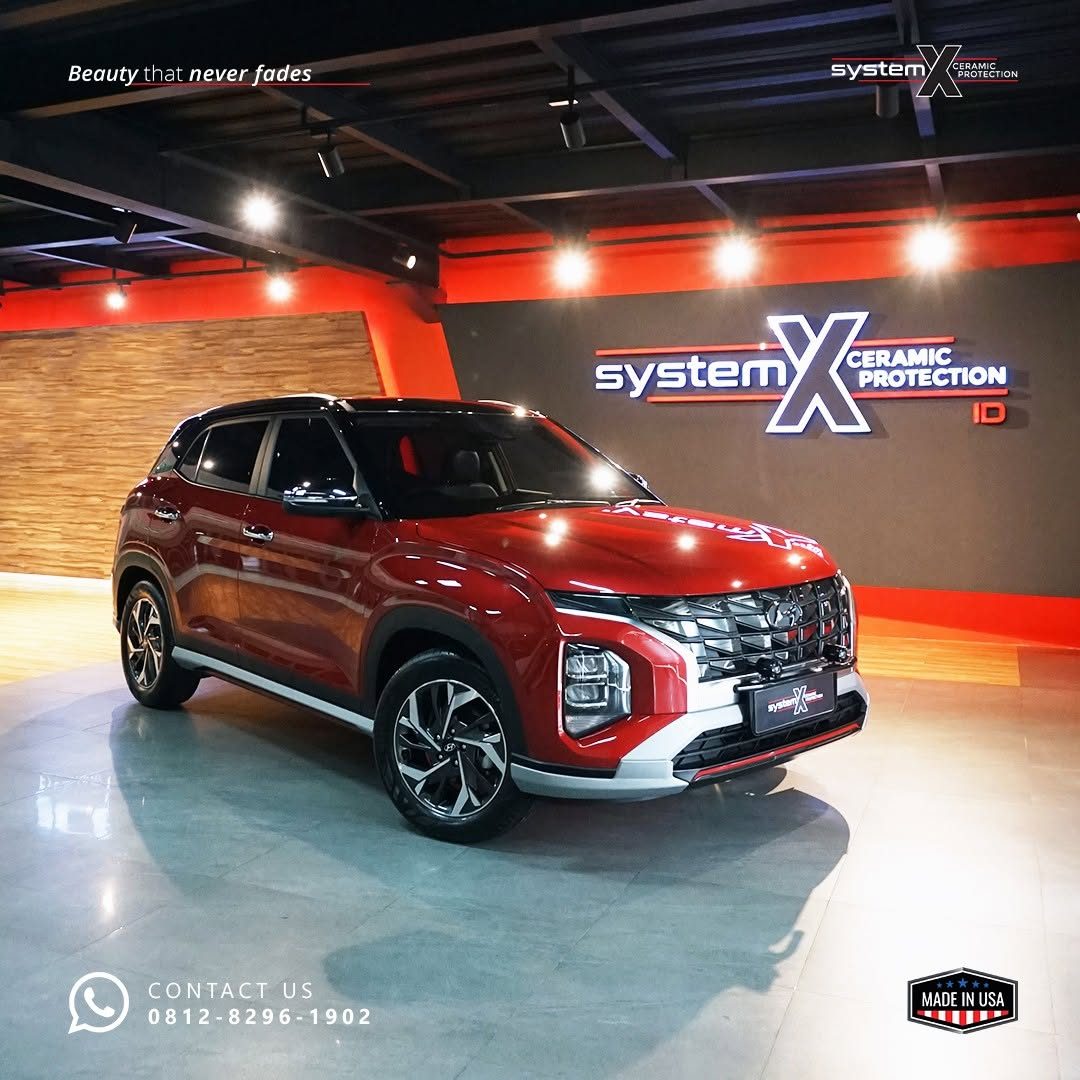 Setelah di Coating di System X Ceramic Protection Hyundai Creta satu ini jadi makin cakep 😎 war