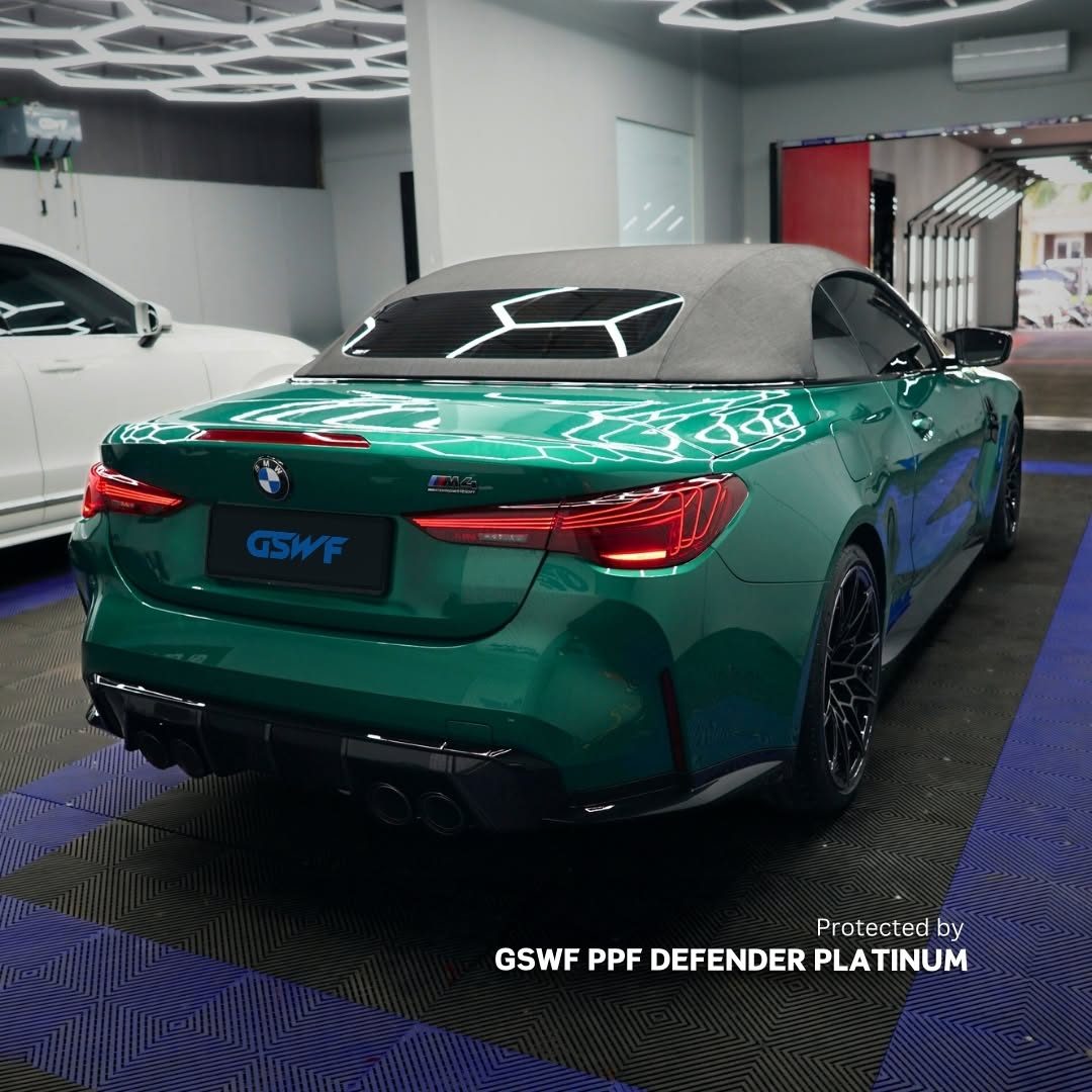 The BMW 4 Series Convertible M Models Isle of Men Green Metallic, protected by GSWF PPF Defender (3)
