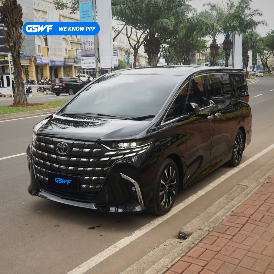 Toyota Alphard well protected by GSWF PPF Defender PlatinumGSWF, We Know PPF.Info produk dan pe