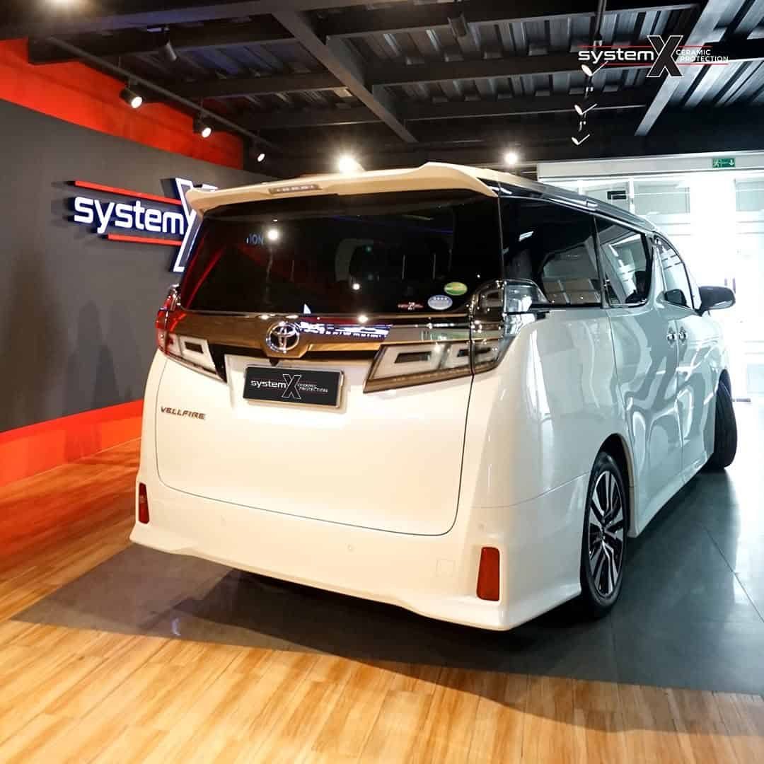 Toyota Vellfire After Coating by System X Ceramic Protection.Mobil jadi makin cakep dan terlindu (2)