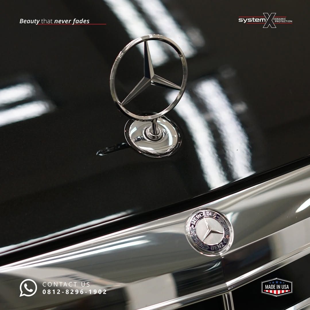 Unit Mercy S 500 selesai Coating oleh tim System X Ceramic Protection Jadi makin cakep 😎Mau jug (1)