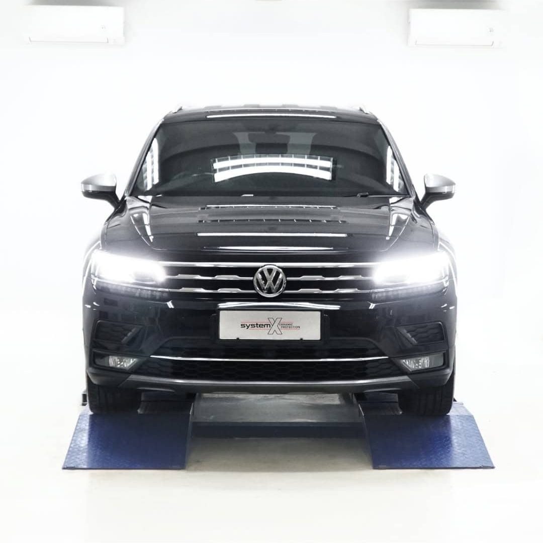 VW Tiguan Allspace after coating Diamond Package Premium wash _Paint correction 3 steps Body coa (1)