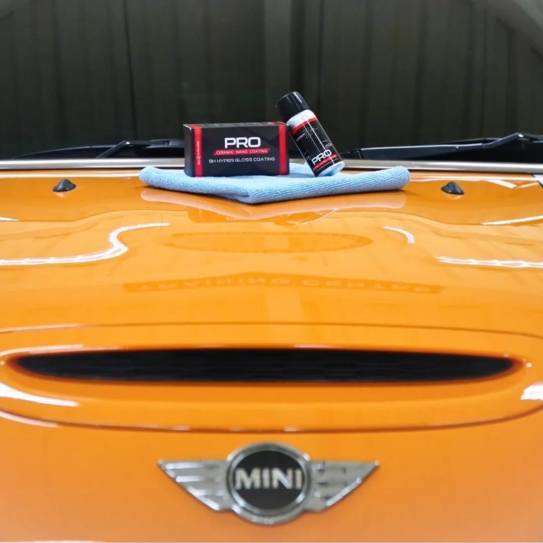 Yellow Mini Cooper S.Protect by System X Pro UltimateReservation & More Information -📞 0812 82 (4)